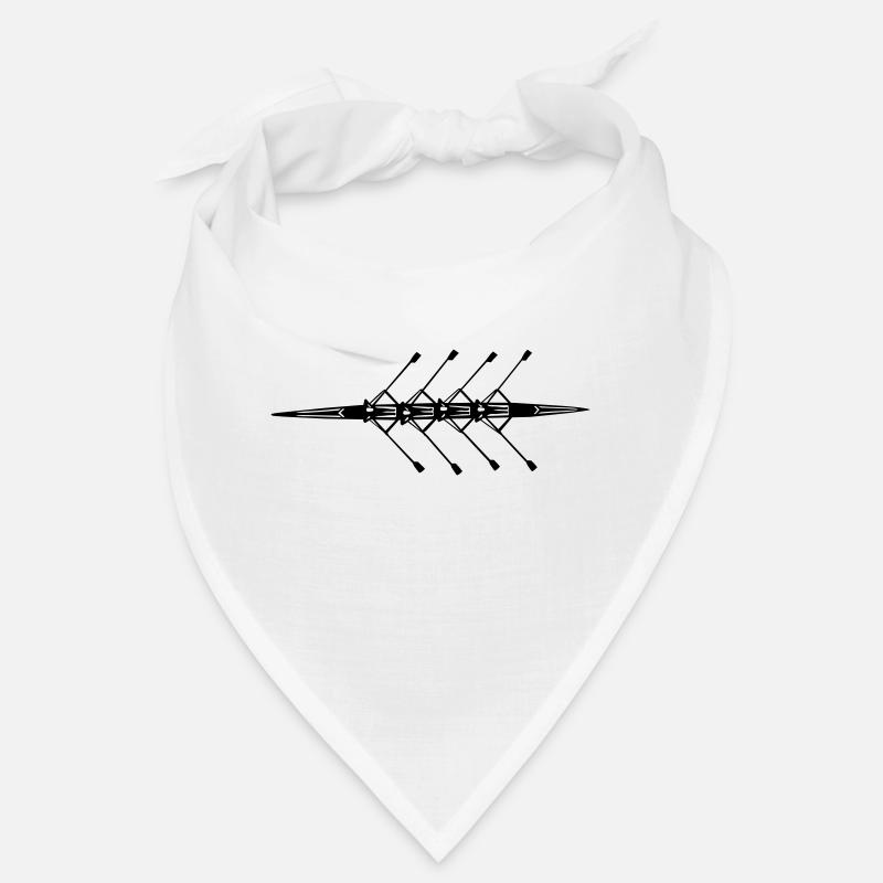 Rudern, Ruderboot, Vierer - Bandana - Weiß