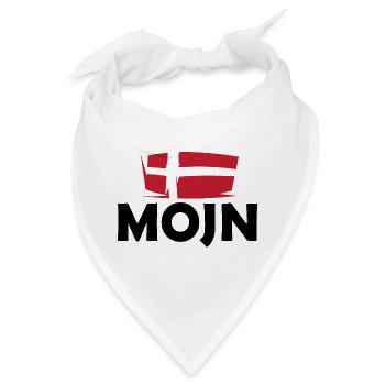 dänemark Symbol Logo icon dansk mojn moin flagge - Bandana - Weiß - Vorne