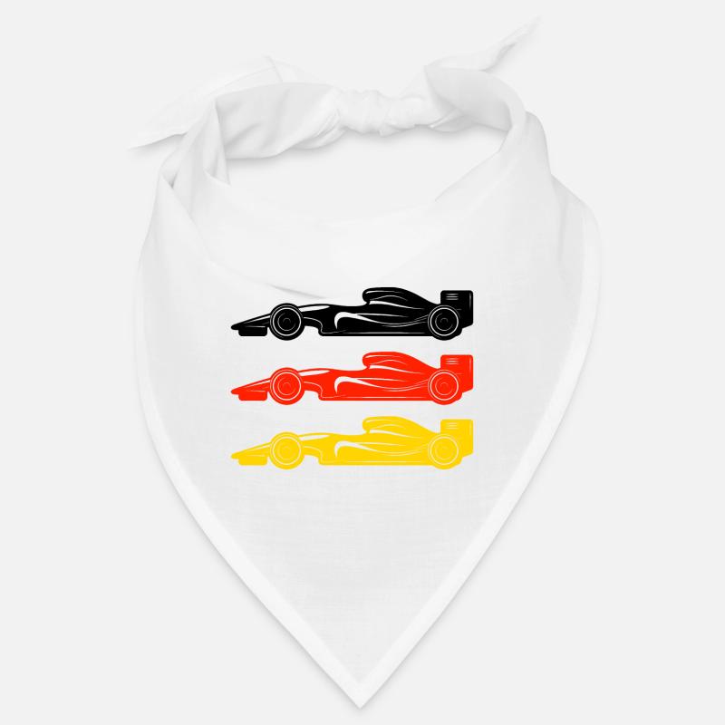 Drapeau de voiture de course de course de formule Allemagne Bandana