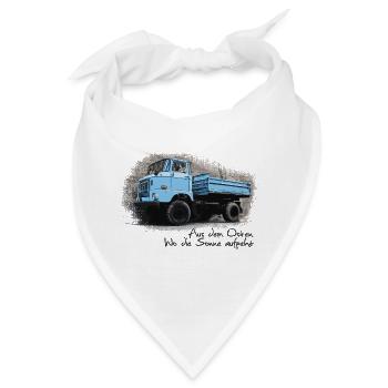 W50 Kipper - Bandana - Weiß - Vorne