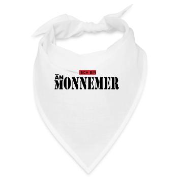 Mannheim Monnem - Bandana - Weiß - Vorne