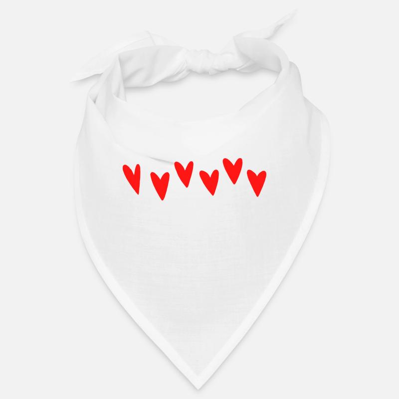 Six cœurs Bandana