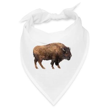 Bison - Bandana - Weiß - Vorne