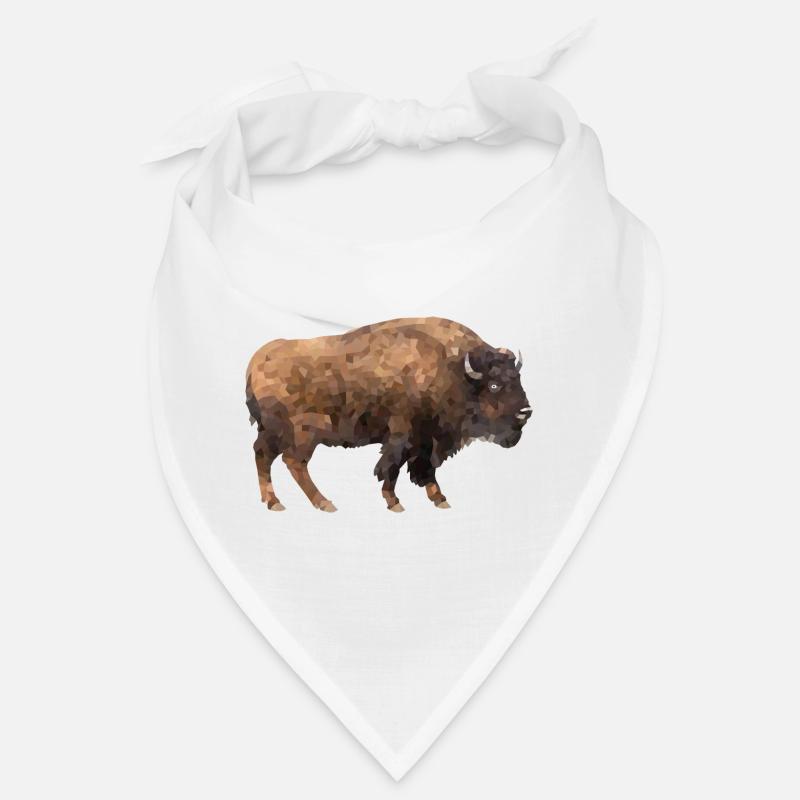 Bison - Bandana - Weiß