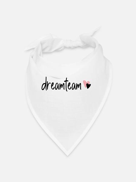 dreamteam - Bandana - Weiß - Vorne