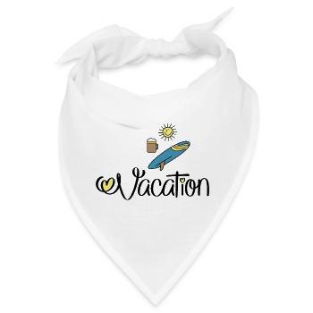 Urlaub und feiern - Bandana - Weiß - Vorne