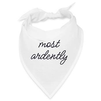 Stolz und Vorurteil Mr. Darcy - Most Ardently II - Bandana - Weiß - Vorne