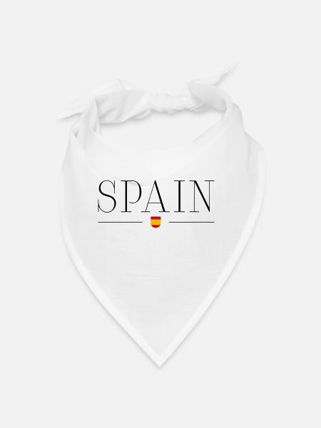 Spanien - Bandana - Weiß