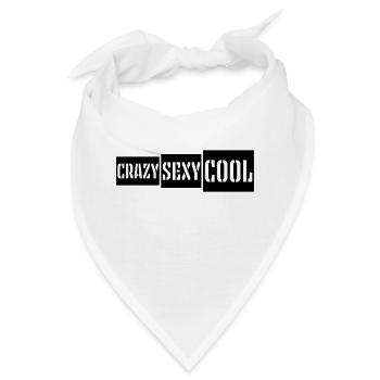 crazy sexy cool Design - Bandana - Weiß - Vorne
