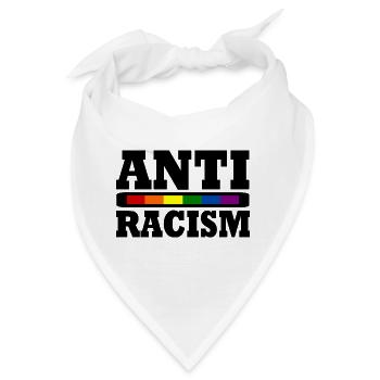 Antirassismus - Bandana - Weiß - Vorne