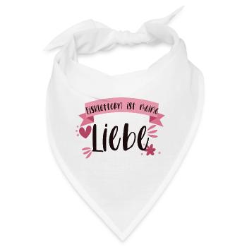 Eisklettern Klettern Eispickel Winter Eis Geschenk - Bandana - Weiß - Vorne