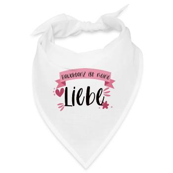 Bauchtanz ist meine Liebe - Bauchtänzerin - Bandana - Weiß - Vorne