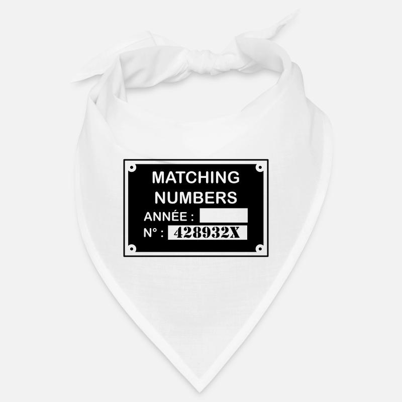 Matching Numbers Bandana