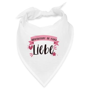 Klettern Alpinklettern Liebe Berge Alpin Geschenk - Bandana - Weiß - Vorne
