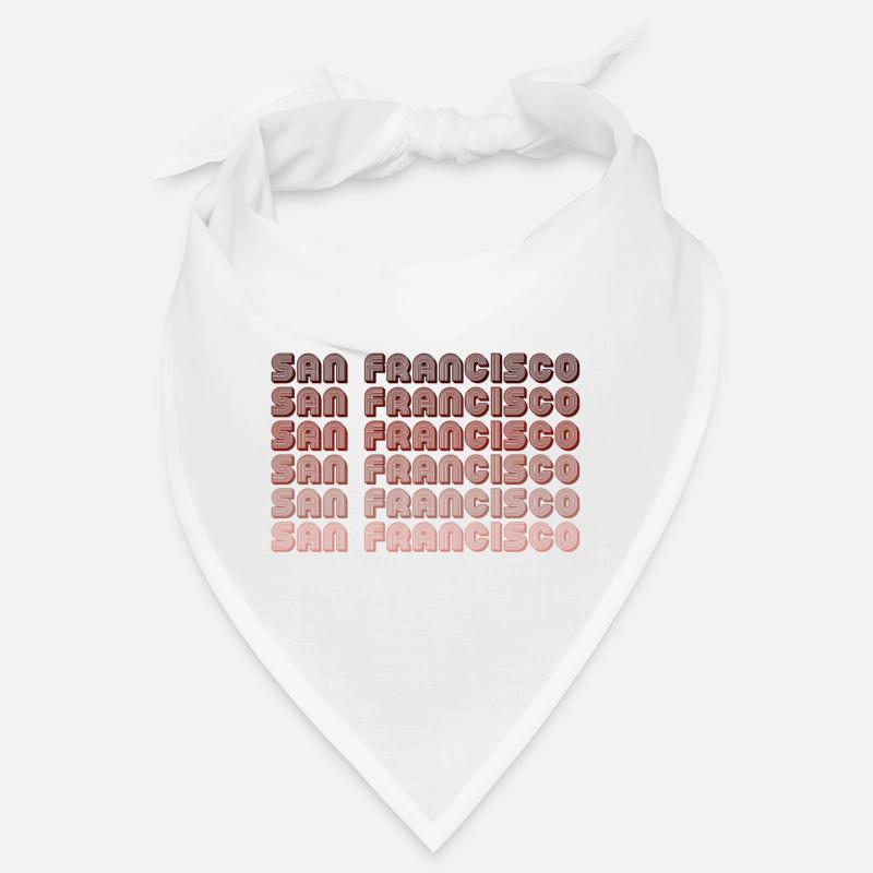 San Francisco Grid Gradient Pattern Bandana