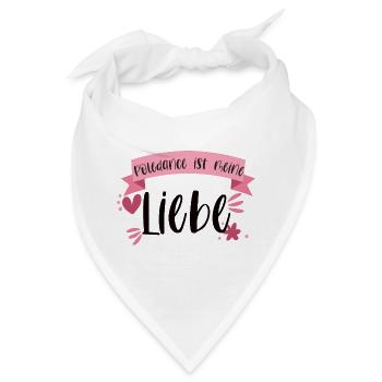 Pole Dance ist meine Liebe! Geschenk Poledancing - Bandana - Weiß - Vorne
