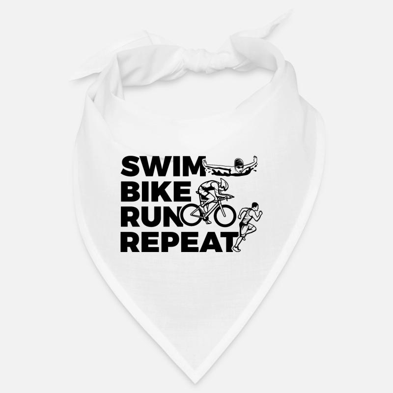 Natation Cyclisme Course à pied Répétition Bandana