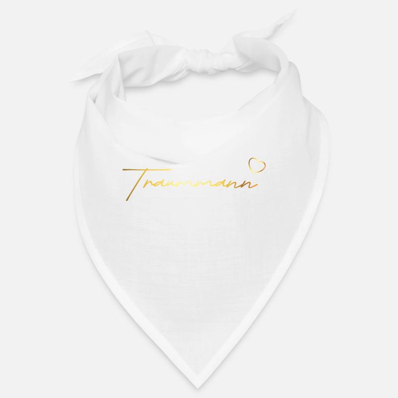 Traummann Geschenk in gold Bandana