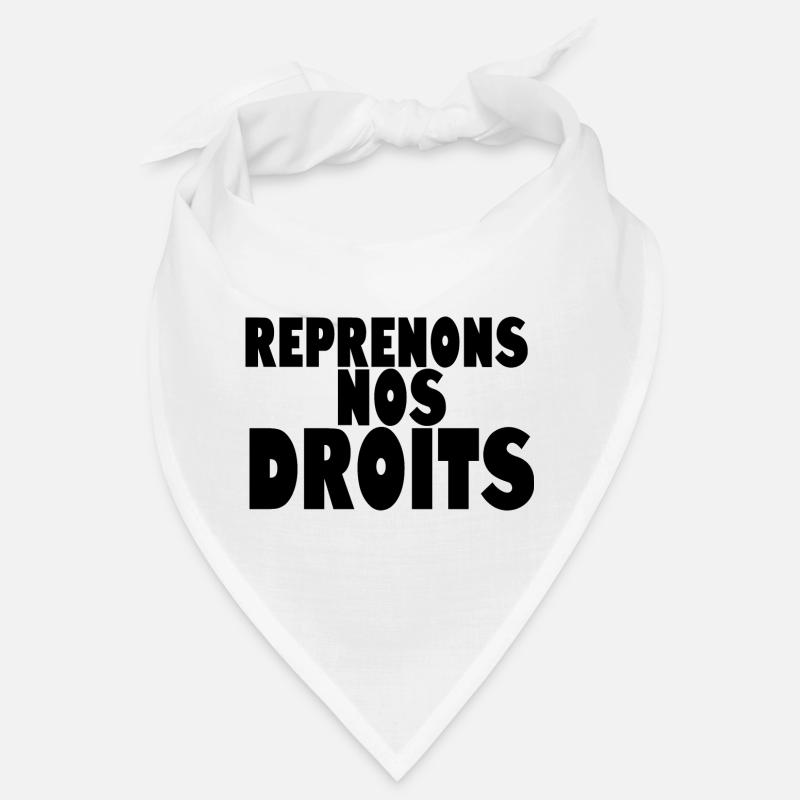 Reprenons nos doits manif Bandana