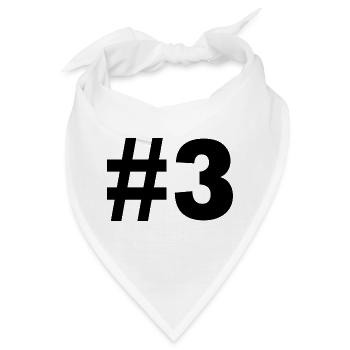 #3 - Bandana - Weiß - Vorne