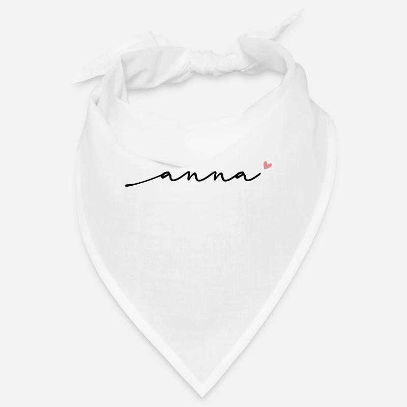 Anna Schreibschrift Name Bandana