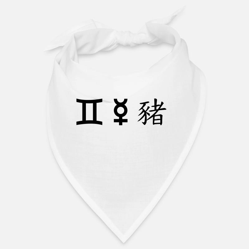 Gémeaux Gémeaux Mercure Cochon Bandana
