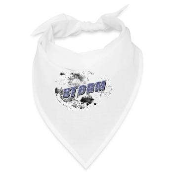 STORM Sturm mit Hintergrund - Bandana - Weiß - Vorne