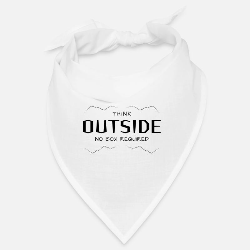 Think Outside - Quer denken ohne Box. Bandana
