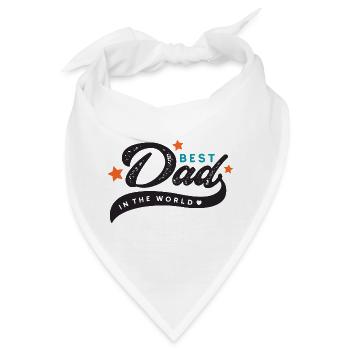 Bester Vater der Welt - Bandana - Weiß - Vorne