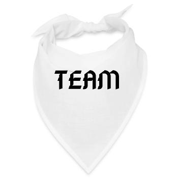 Team - Bandana - Weiß - Vorne