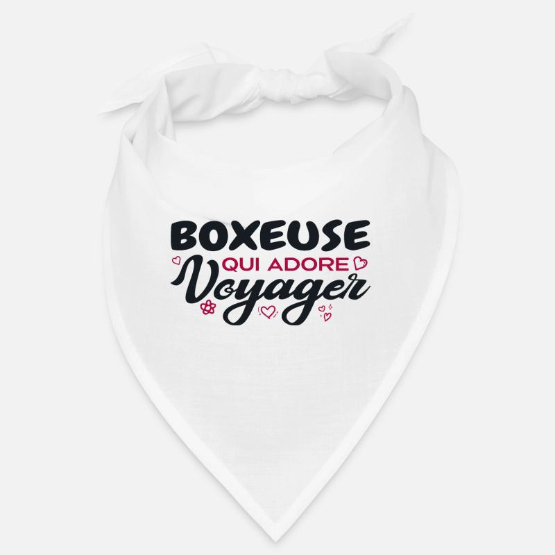 Boxeuse globe-trotteuse passionnée de voyages Bandana