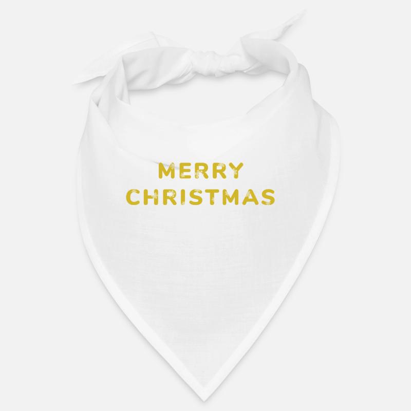 Merry Christmas: Festive Style Gold Bandana