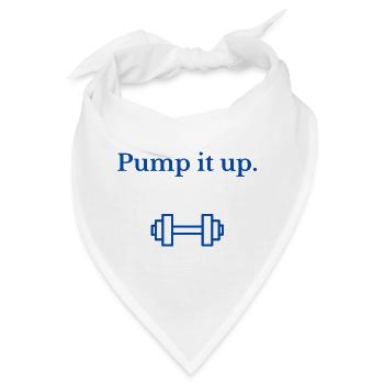 Pump it up - Bandana - Weiß - Vorne