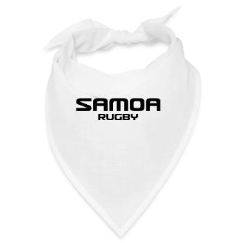 Samoa Rugby - Südsee - Polynesien - Bandana - Weiß - Vorne