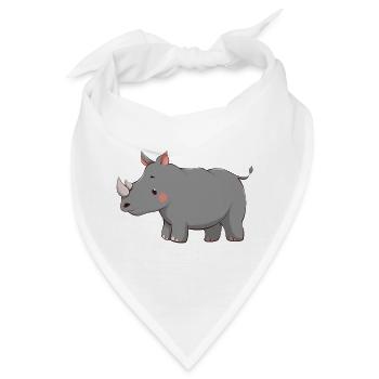 Nashorn - Bandana - Weiß - Vorne