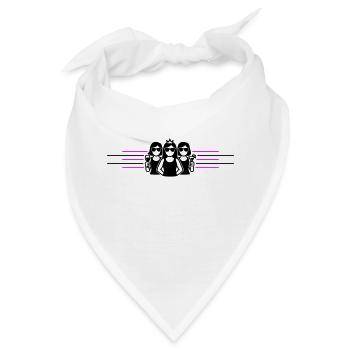 Bachelorette Party Mädchen - Bandana - Weiß - Vorne