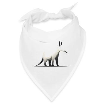 Erdferkel - Bandana - Weiß - Vorne
