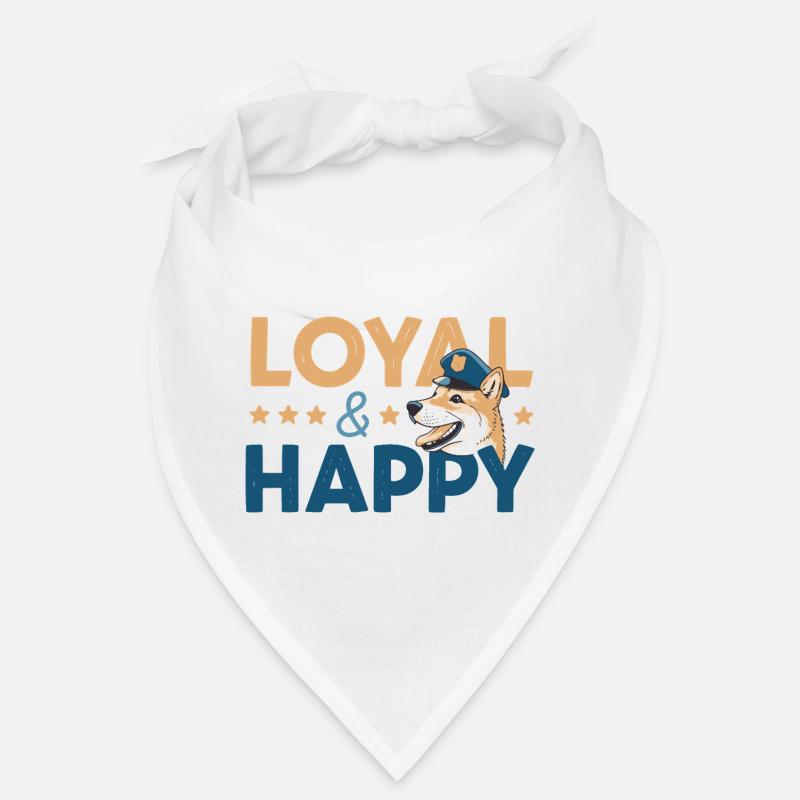 Loyal & Happy Graphic Bandana