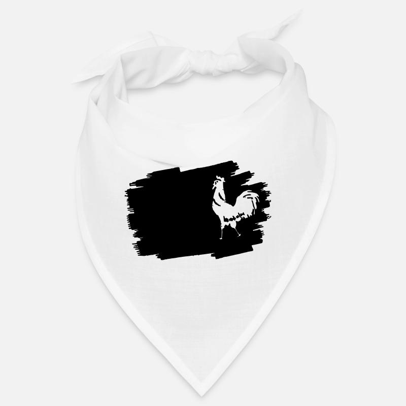 Mitternachts-Glyphen-Emblem - Bandana - Weiß