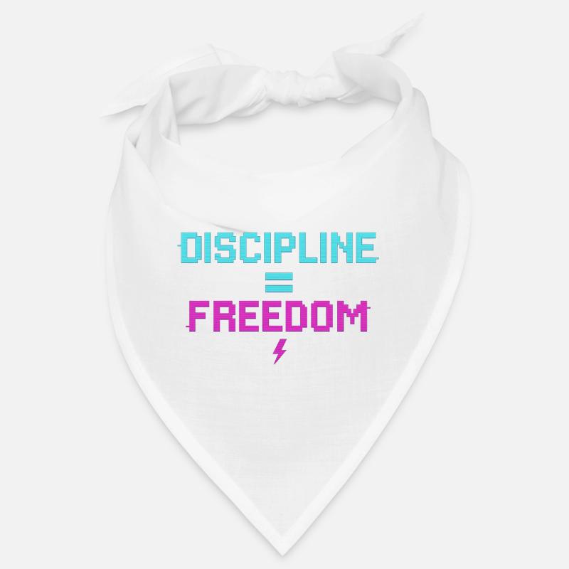 Discipline égale liberté Pixel Art Bandana