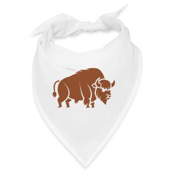 Bison - Bandana - Weiß - Vorne