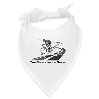 Geometrie des Speedcyclists auf der Strecke - Bandana - Weiß - Vorne