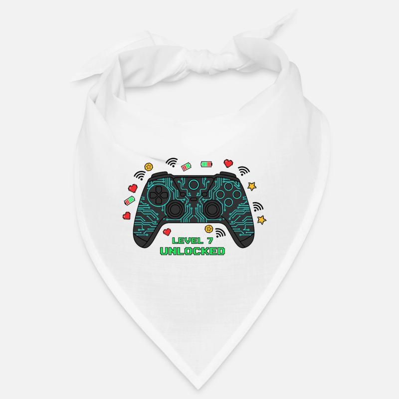 Level 7 Unlocked Gamer Controller Bandana