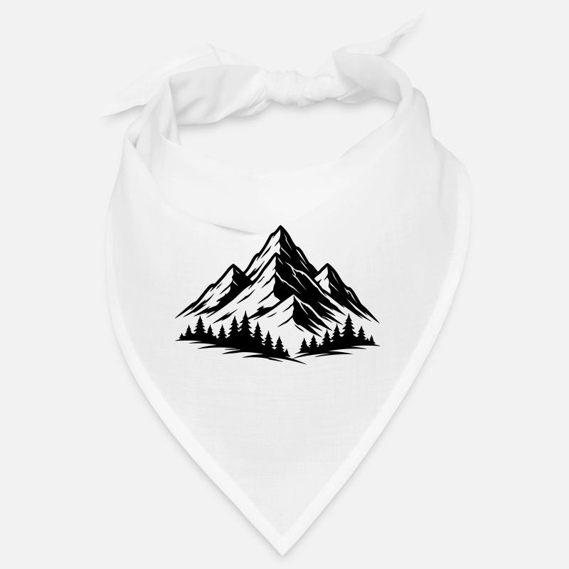 Berge Wald Landschaft Bandana