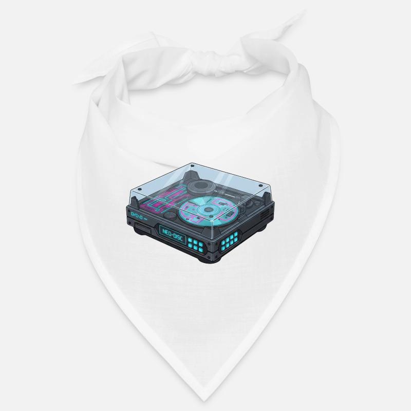 Futuristic Turntable Cool Modern Design Bandana