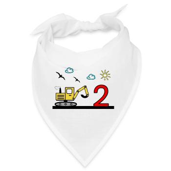 Bagger - Bandana - Weiß - Vorne