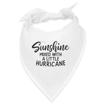 Sonnenschein gemischt mit einem kleinen Hurrikan - Bandana - Weiß - Vorne