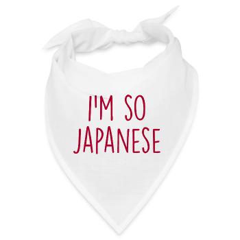 Japanese Japan  - Bandana - Weiß - Vorne
