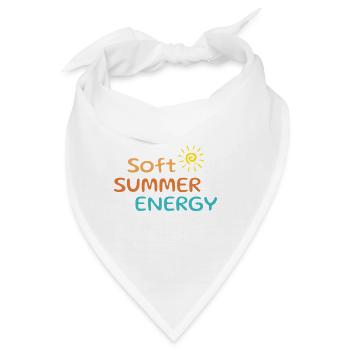 Soft Summer Energy Shirt – Aesthetic Vibes - Bandana - Weiß - Vorne