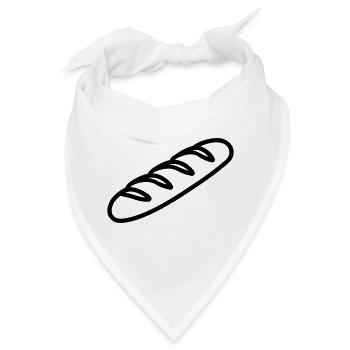 Zauberstab - Bandana - Weiß - Vorne